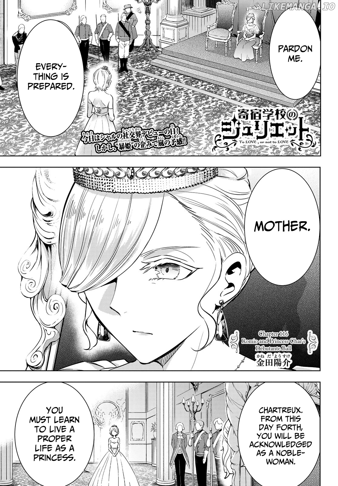 Kishuku Gakkou No Juliet chapter 116 - page 1