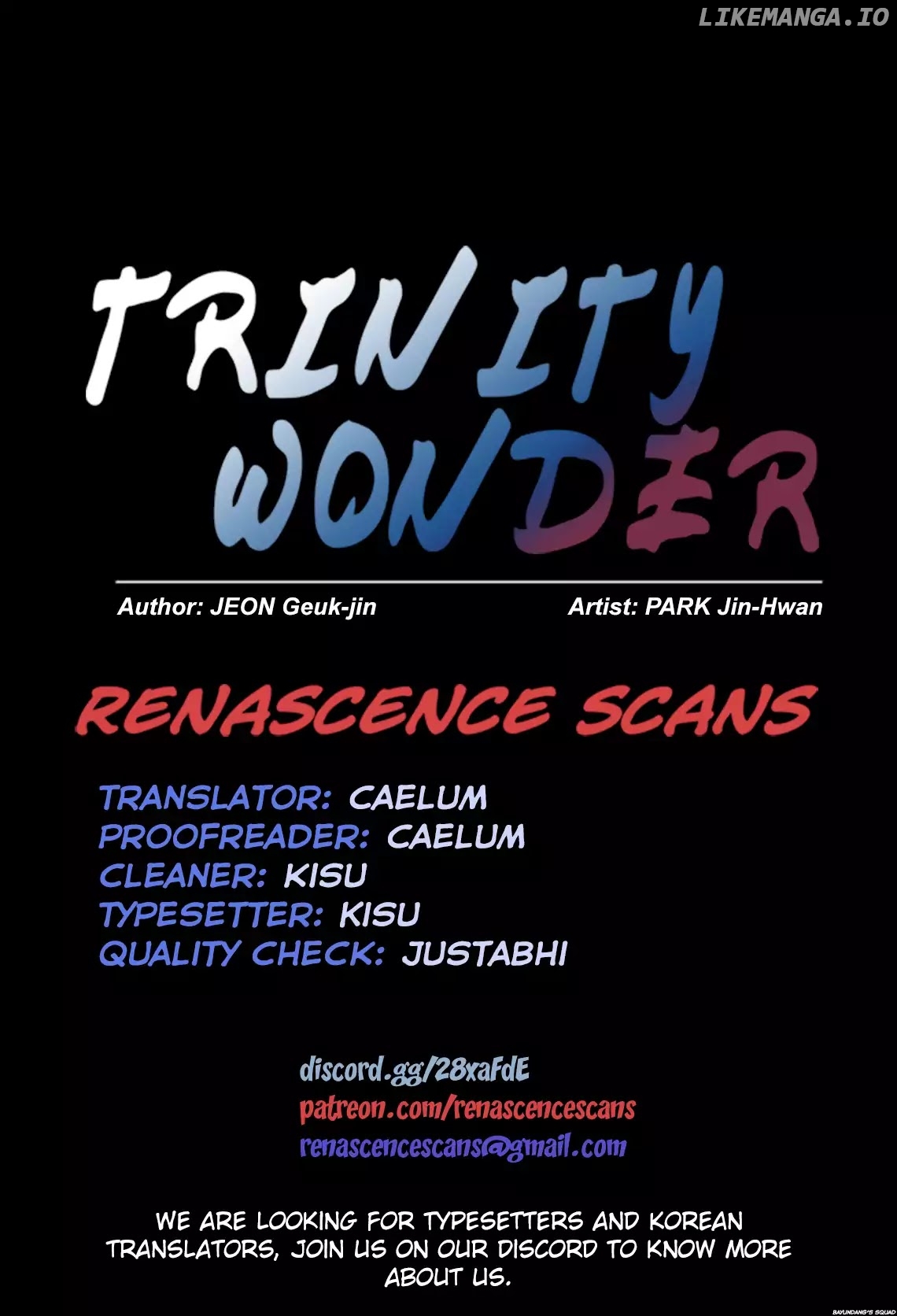 Trinity Wonder chapter 76 - page 1