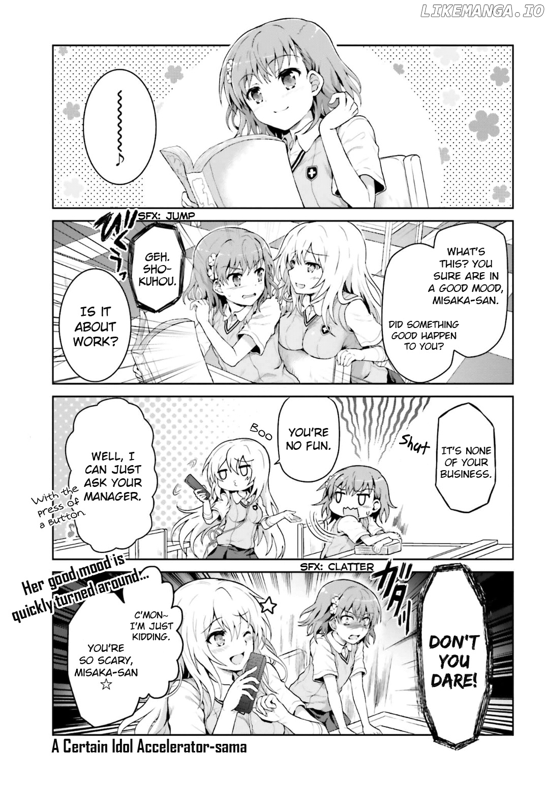 To Aru Idol No Accelerator-Sama~ chapter 22 - page 1