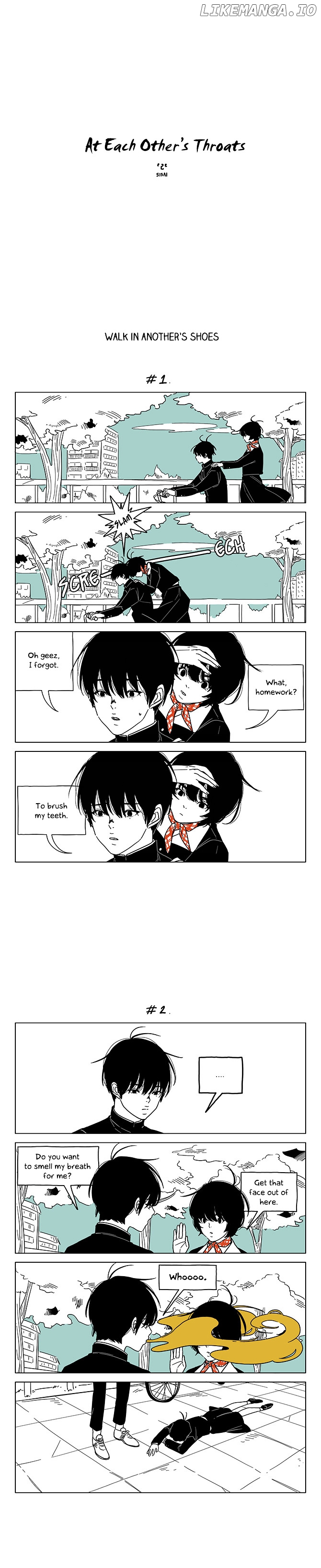 At Each Other's Throats chapter 1 - page 1