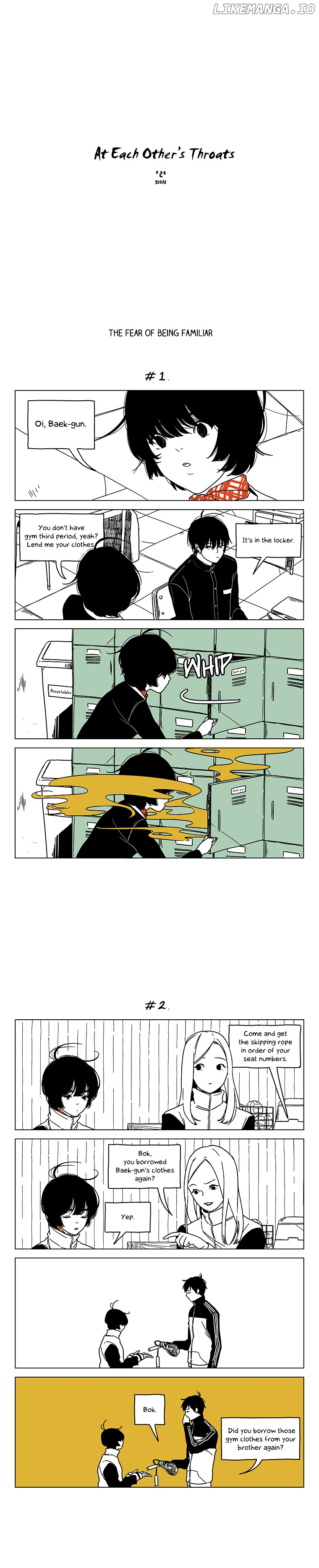 At Each Other's Throats chapter 3 - page 1