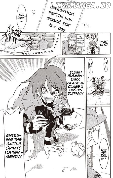 Battle Spirits: Shounen Toppa Bashin chapter 1 - page 13