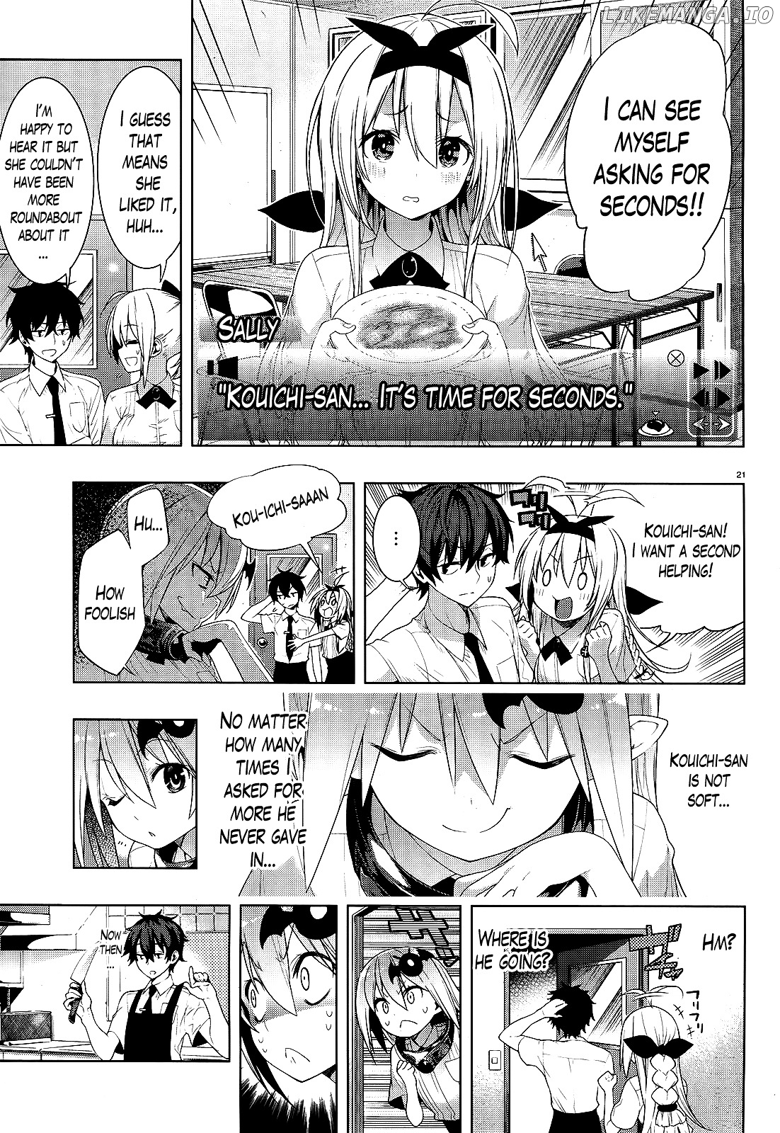 There's a Demon Lord on the Floor chapter 6 - page 21