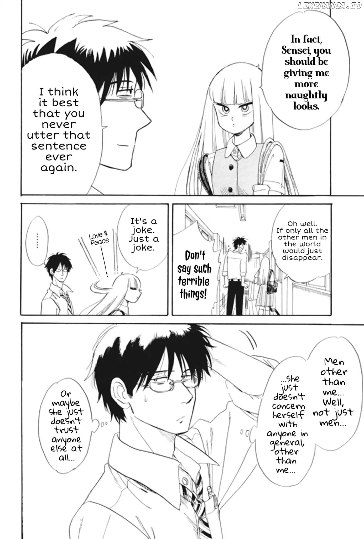 Shiota-sensei to Amai-chan chapter 30 - page 12