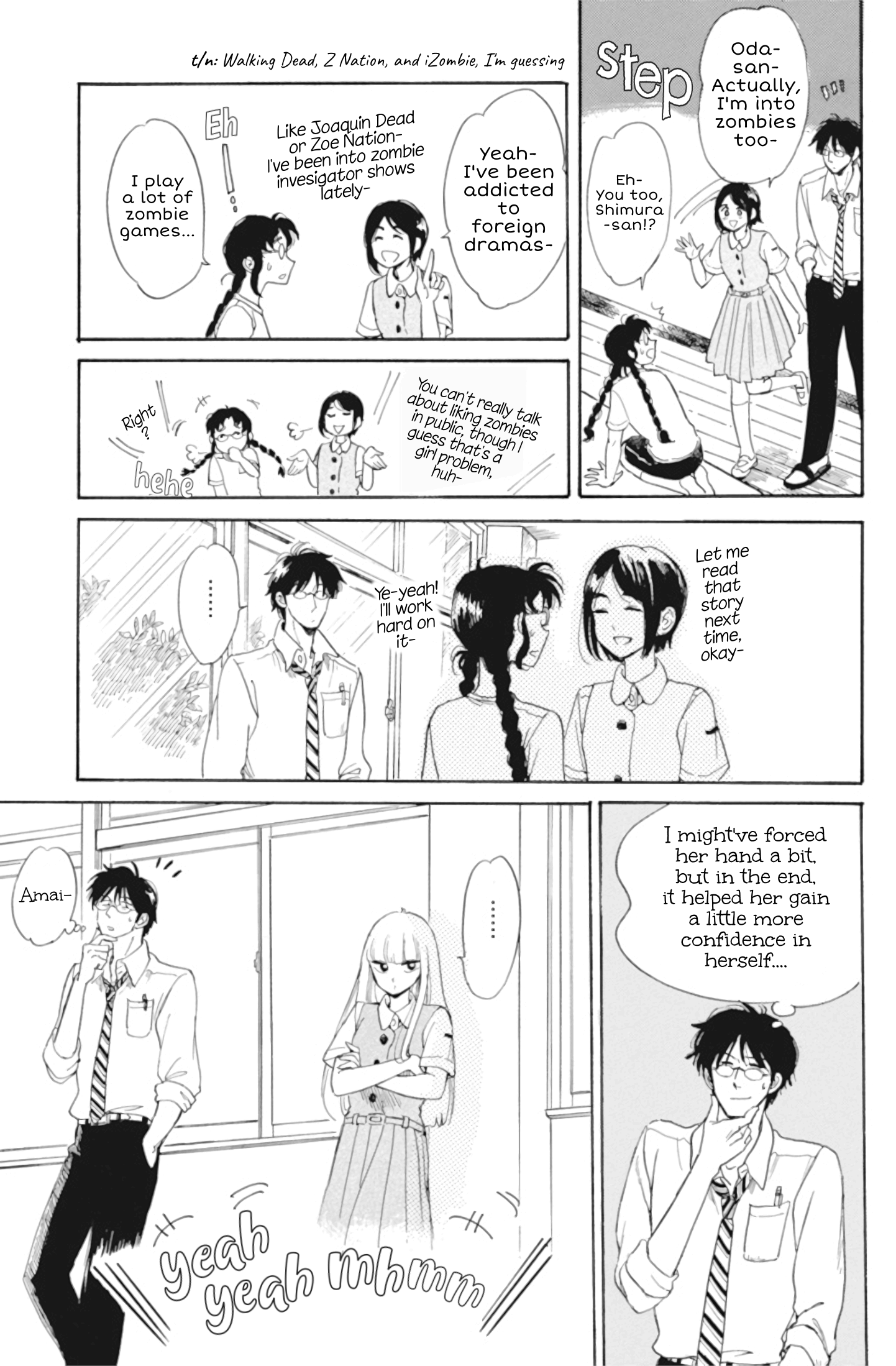 Shiota-sensei to Amai-chan chapter 32 - page 21
