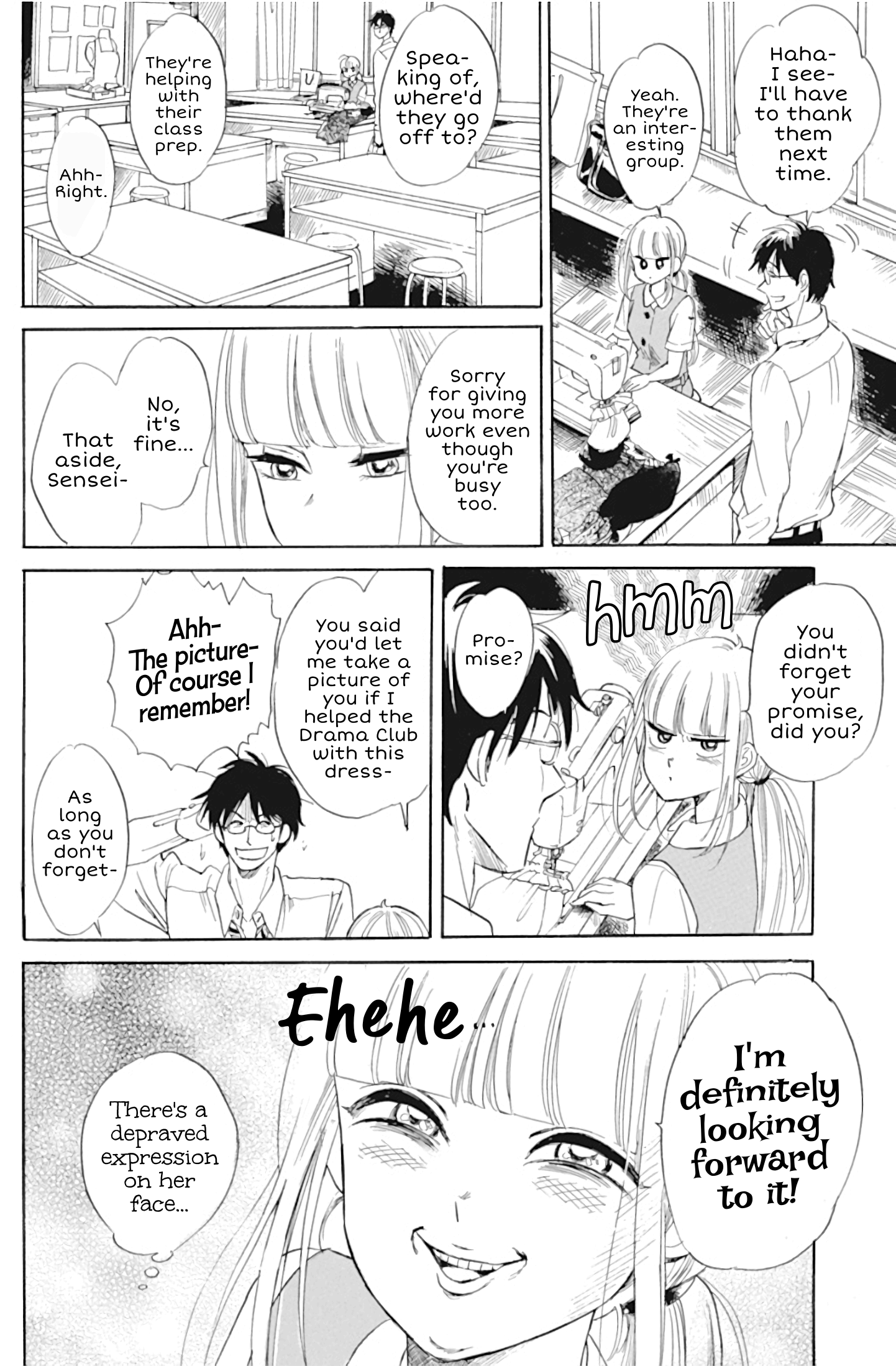 Shiota-sensei to Amai-chan chapter 33 - page 18
