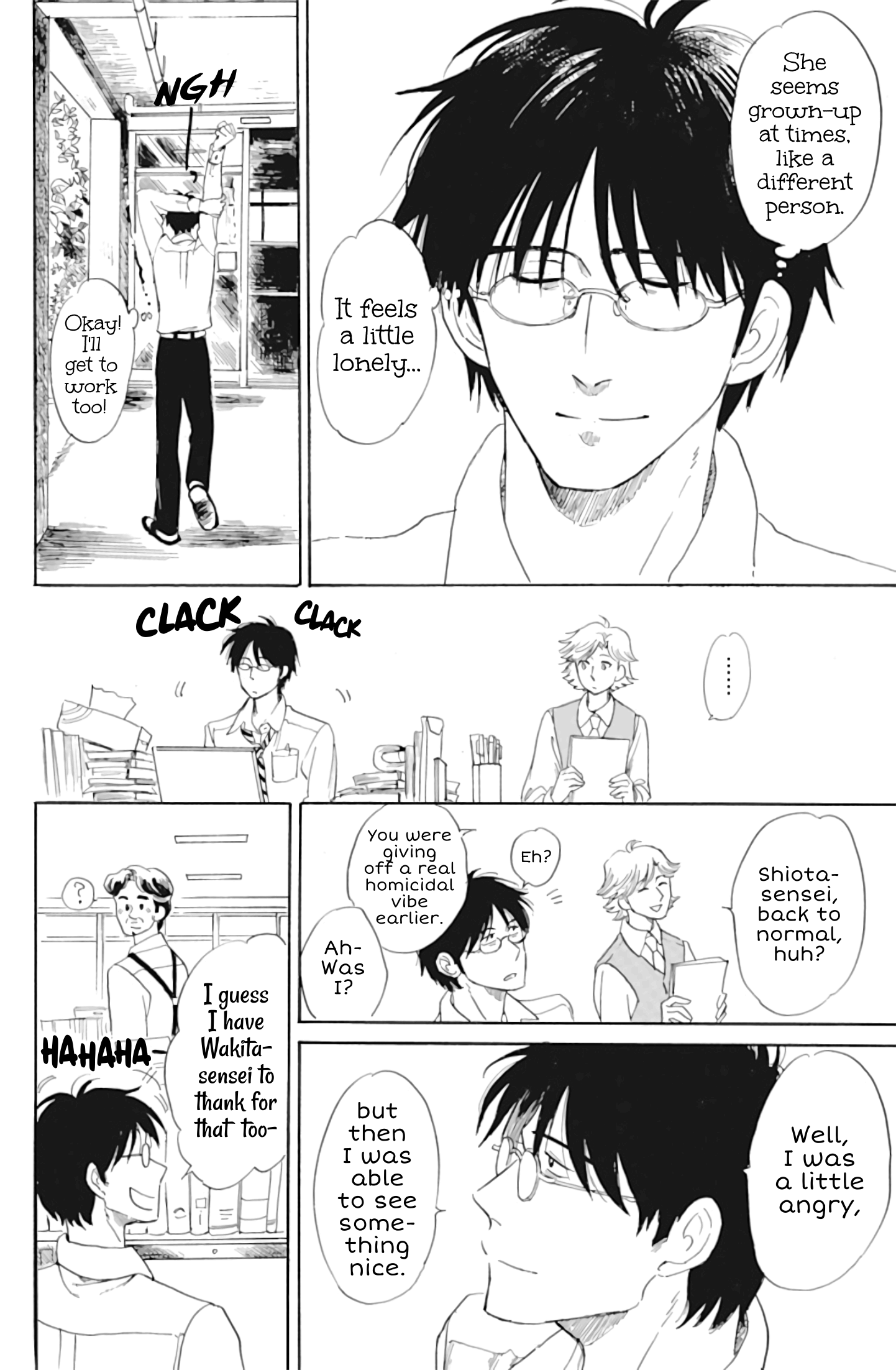 Shiota-sensei to Amai-chan chapter 33 - page 22