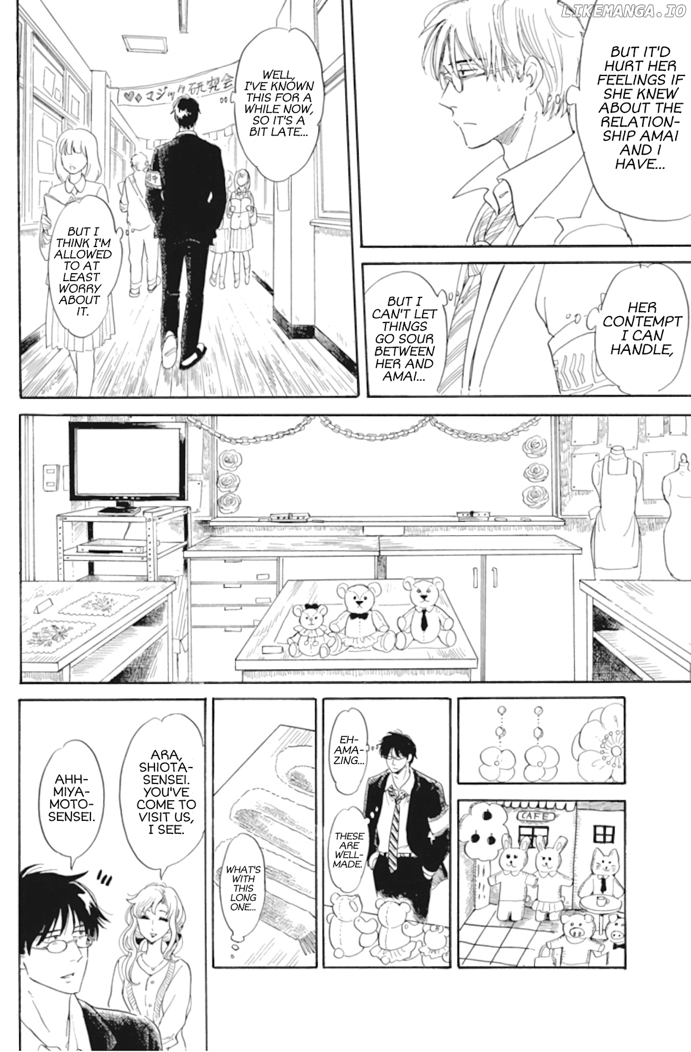 Shiota-sensei to Amai-chan chapter 36 - page 10