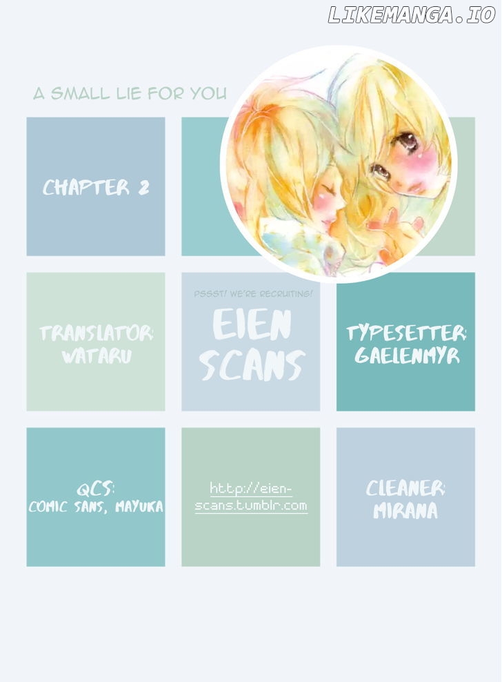 Kimi Ni Chiisana Uso Hitotsu chapter 2 - page 1