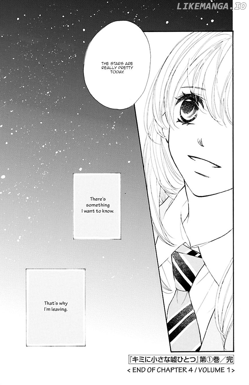 Kimi Ni Chiisana Uso Hitotsu chapter 4 - page 56