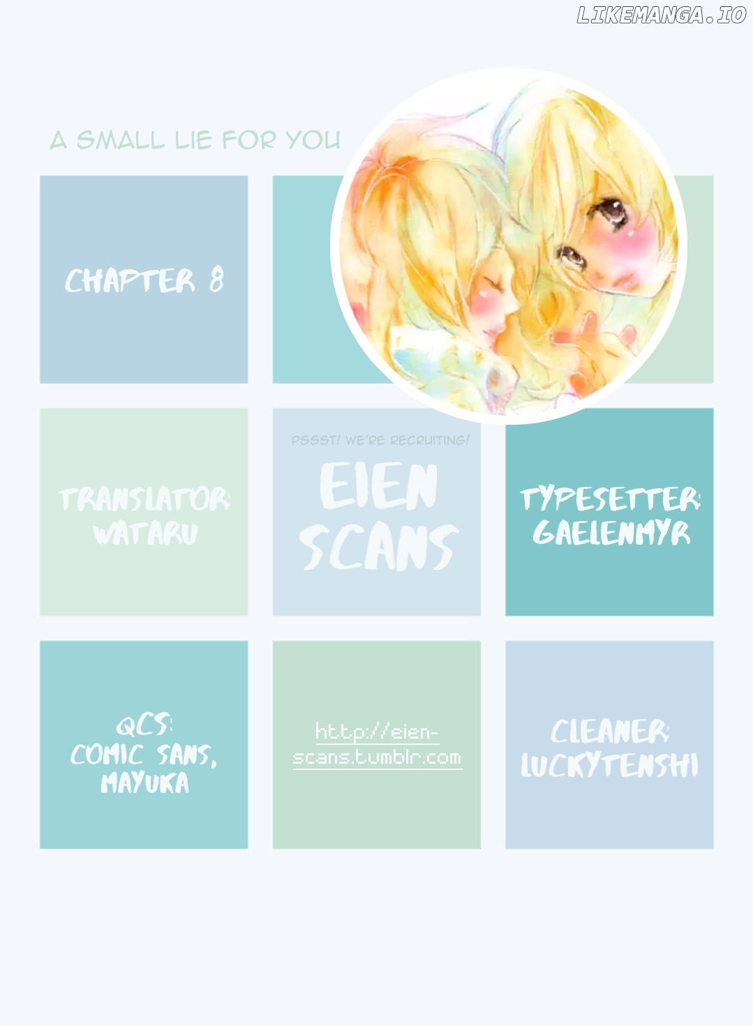 Kimi Ni Chiisana Uso Hitotsu chapter 8 - page 1