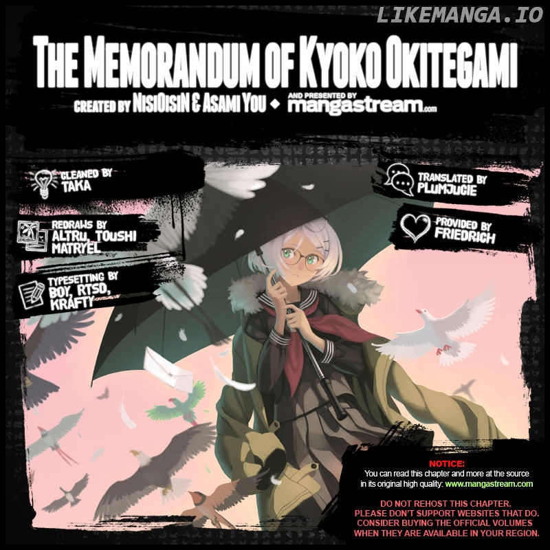 Okitegami Kyouko no Bibouroku chapter 9.5 - page 3