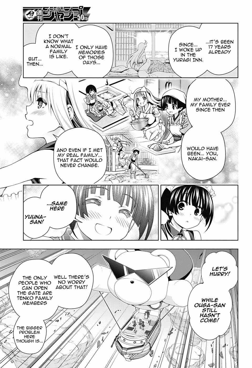 Yuragi-sou no Yuuna-san Chapter 124 - page 6