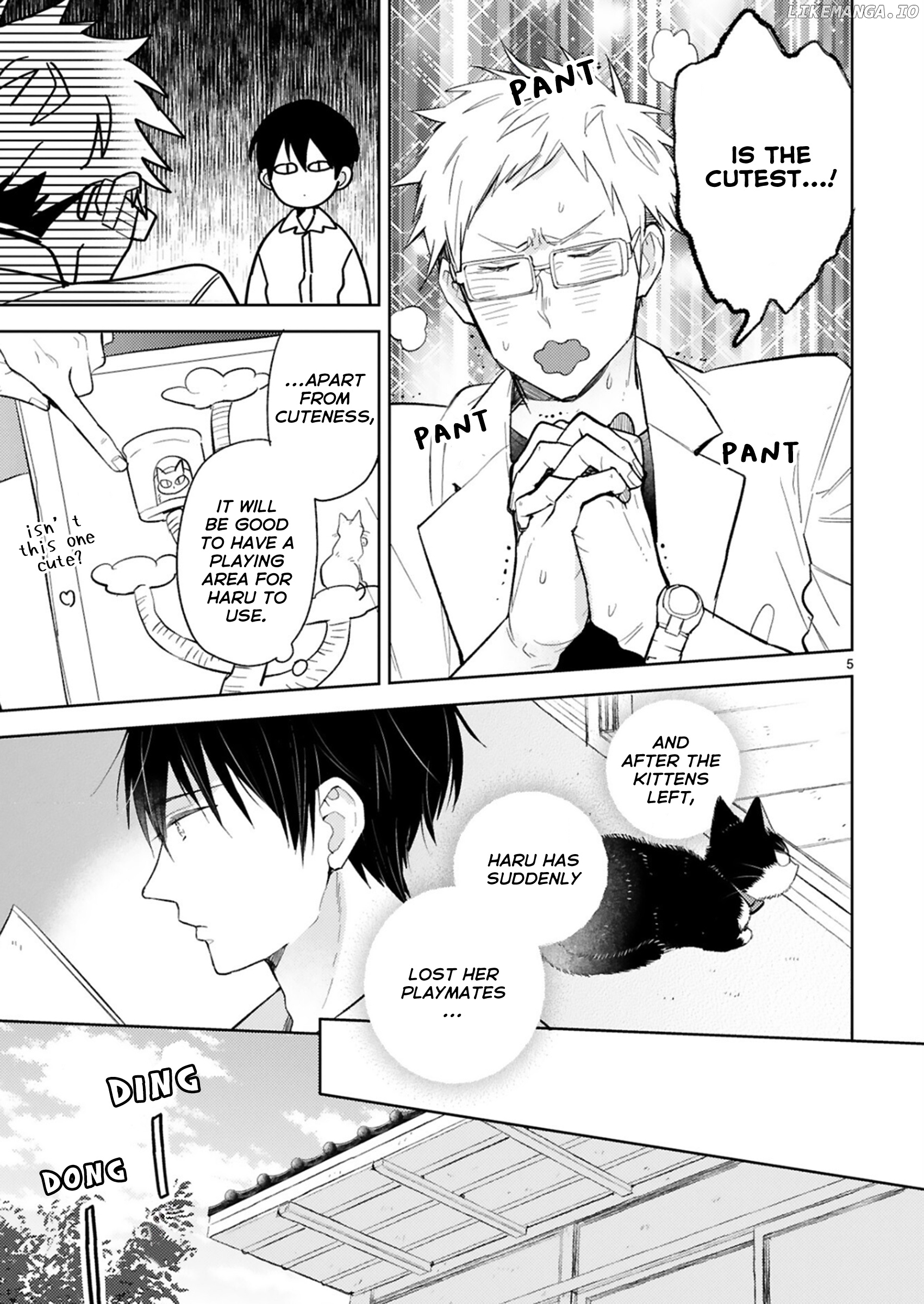 Doukyonin wa Hiza, Tokidoki, Atama no Ue. chapter 23.1 - page 5