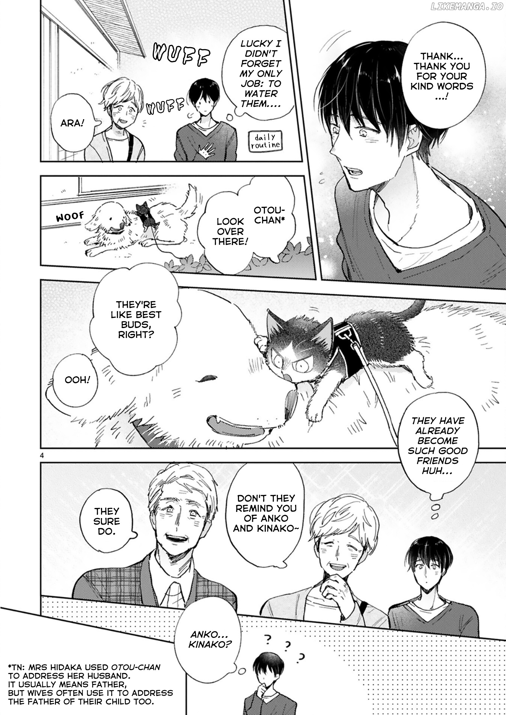 Doukyonin wa Hiza, Tokidoki, Atama no Ue. chapter 21.1 - page 4