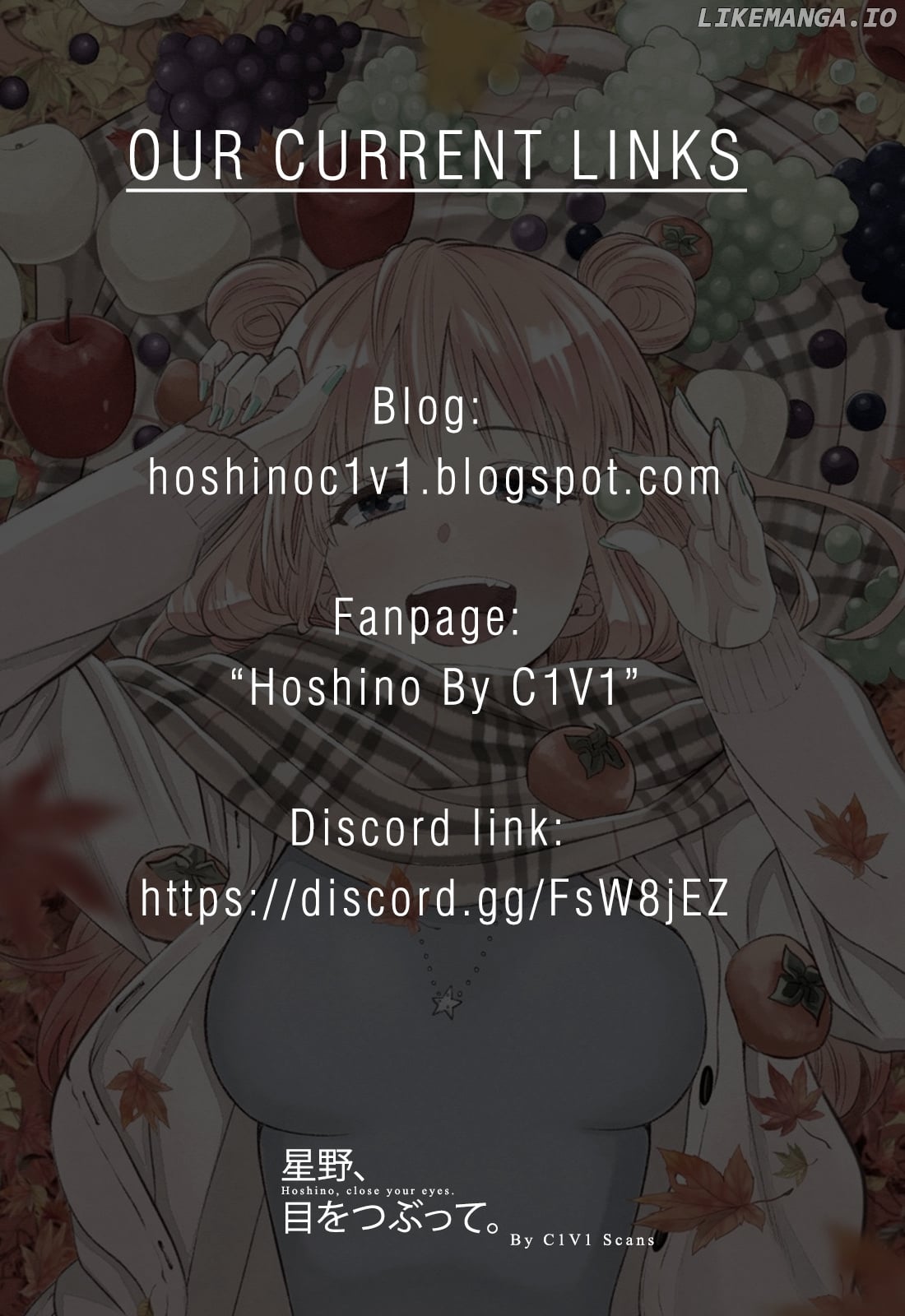 Hoshino, Me o Tsubutte. chapter 58 - page 3