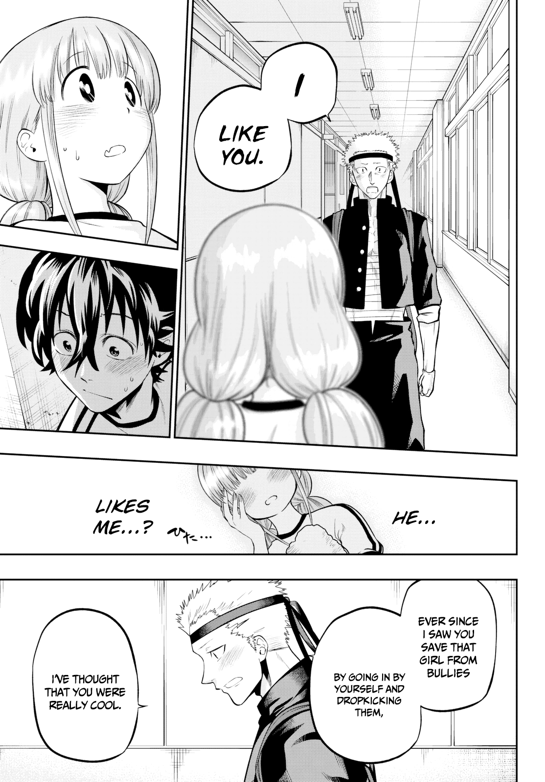 Hoshino, Me o Tsubutte. chapter 58 - page 8