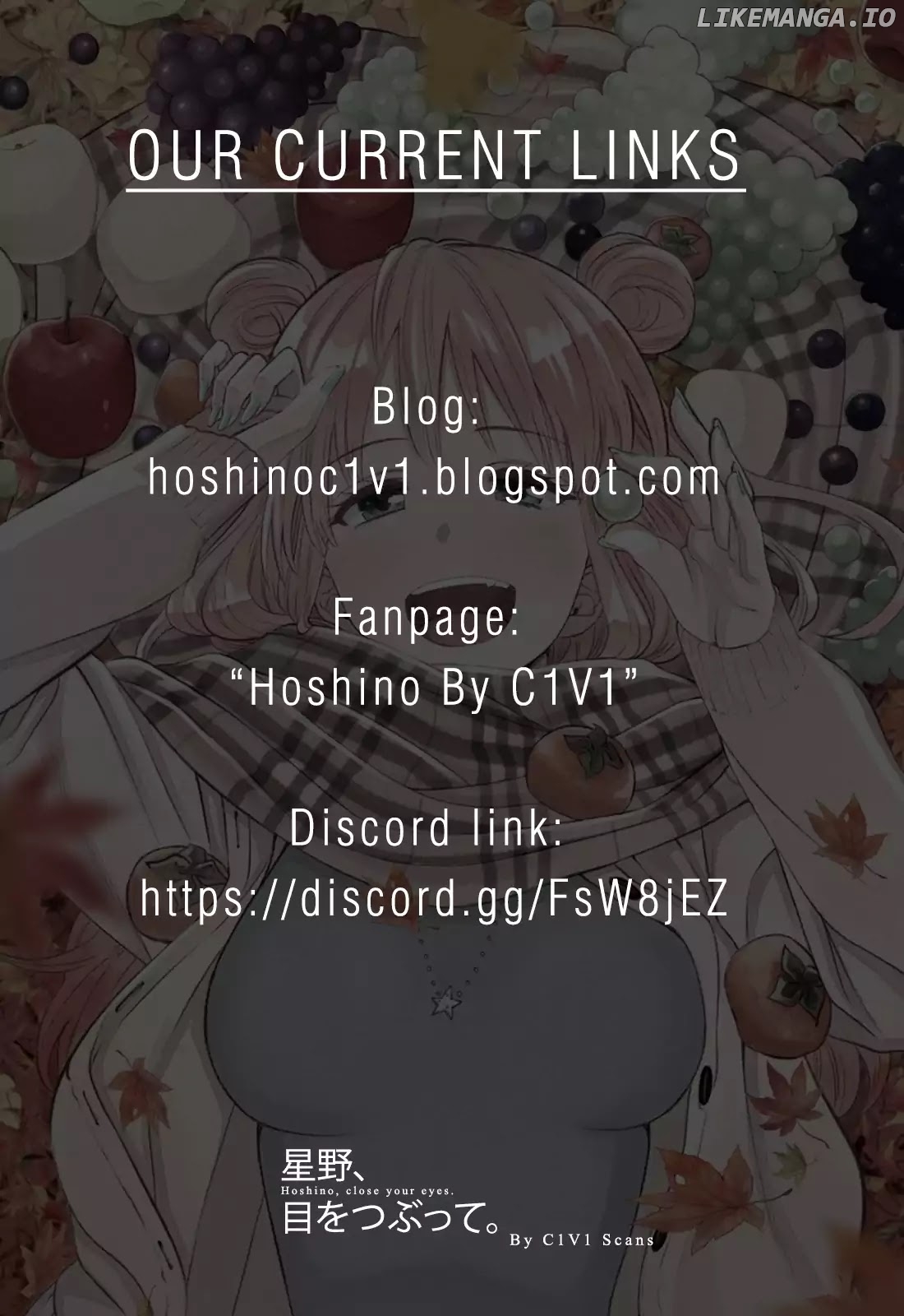 Hoshino, Me o Tsubutte. chapter 67 - page 3