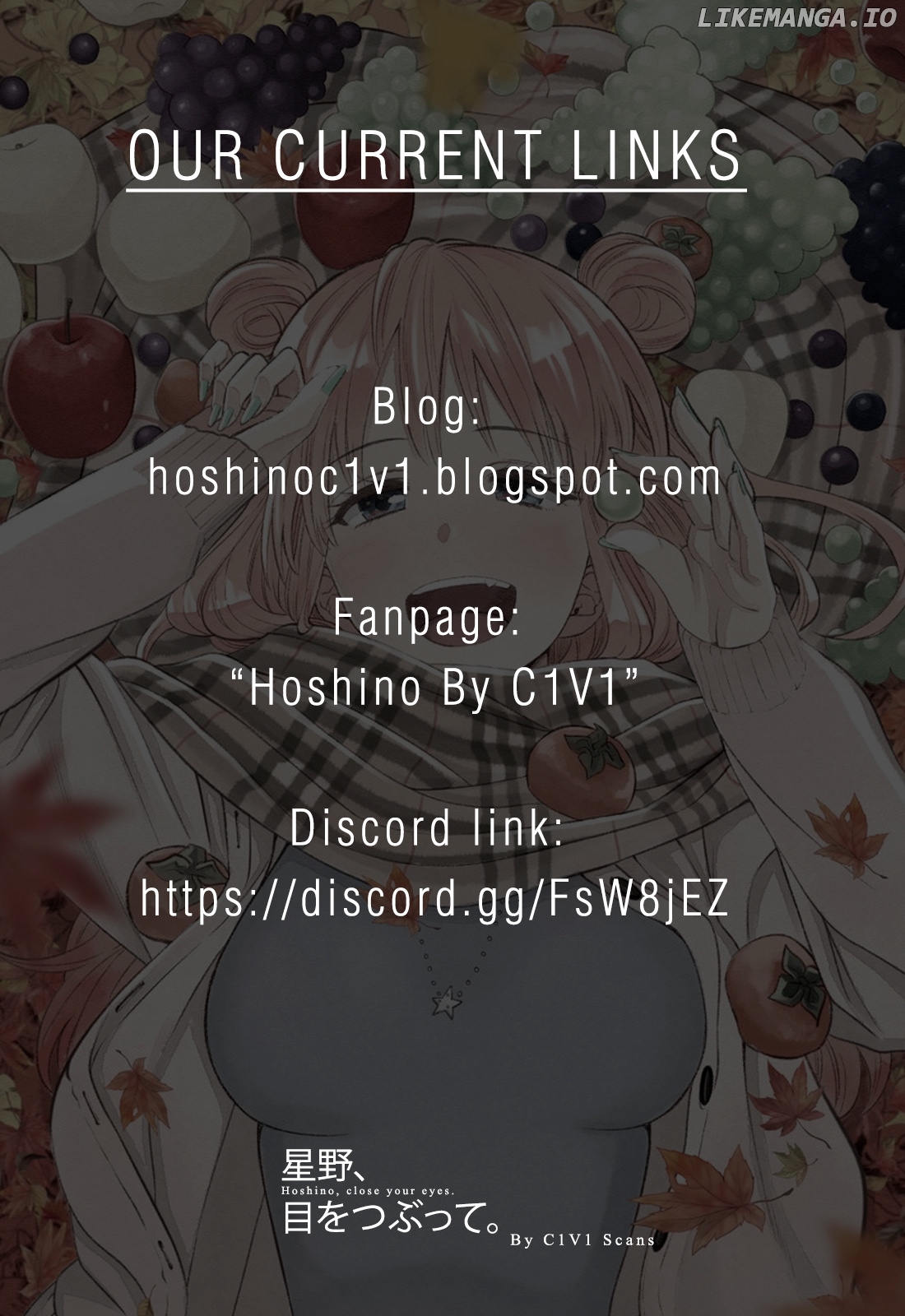 Hoshino, Me o Tsubutte. chapter 66 - page 3