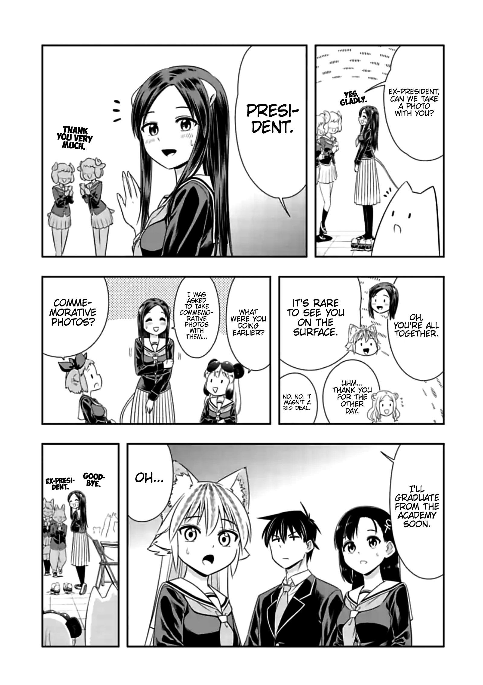 Murenase! Shiiton Gakuen Chapter 140 - page 3