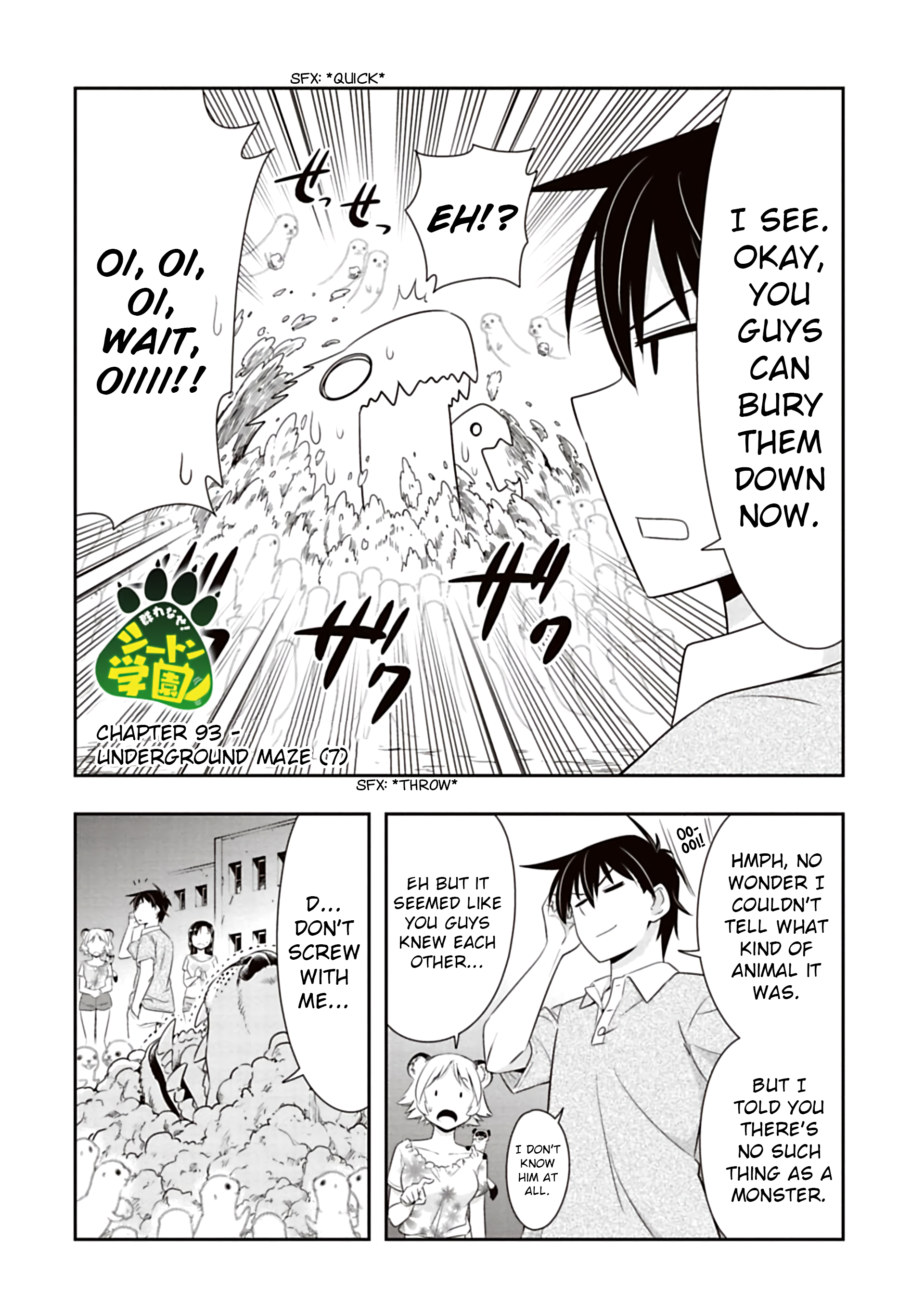 Murenase! Shiiton Gakuen Chapter 93 - page 2