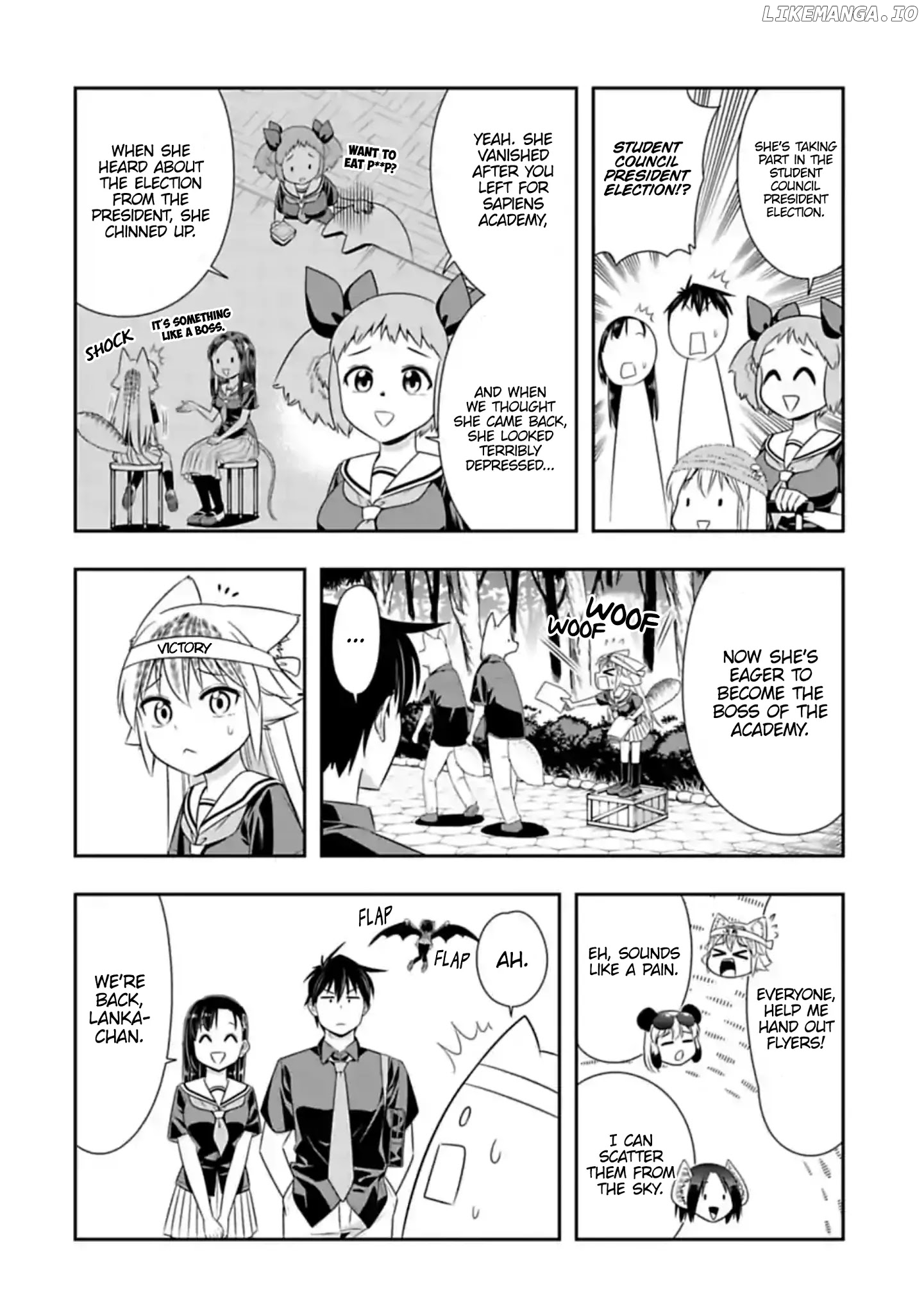 Murenase! Shiiton Gakuen Chapter 120 - page 4