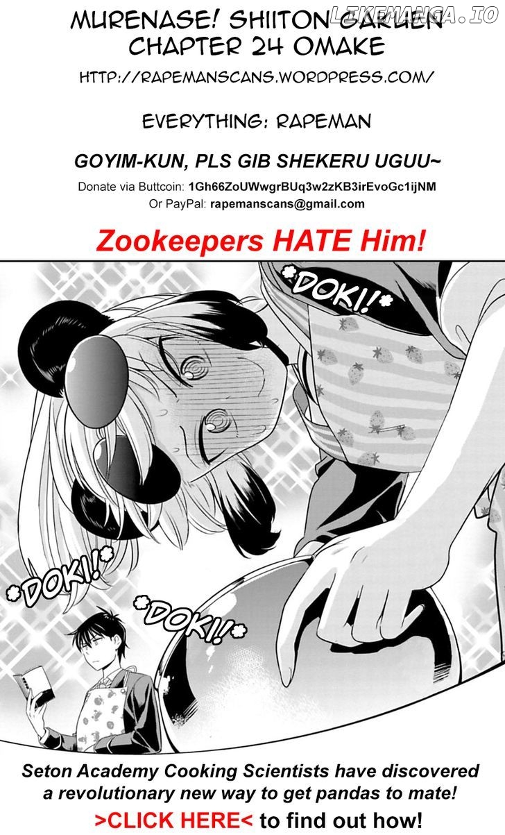 Murenase! Shiiton Gakuen Chapter 24.1 - page 4