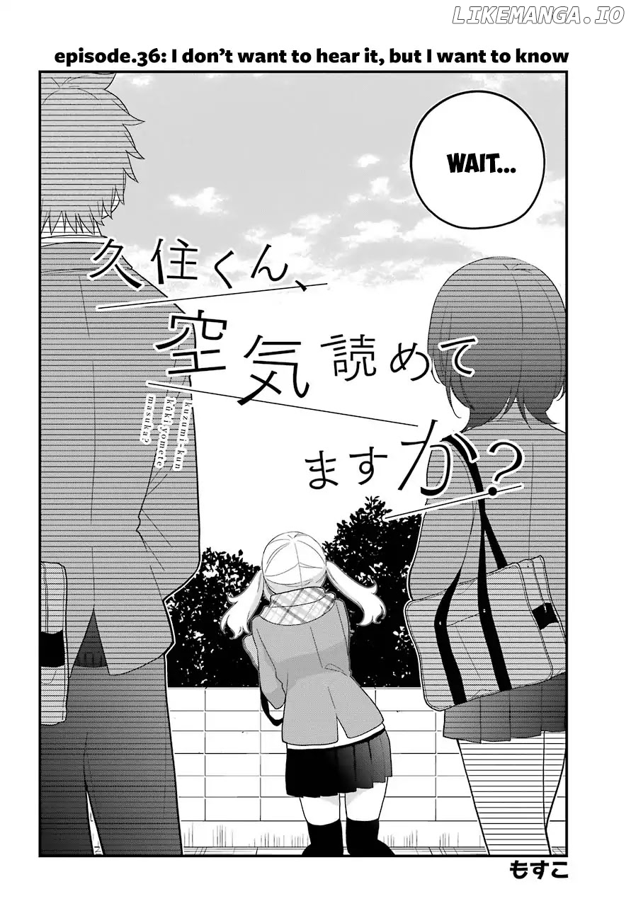 Kuzumi-kun, Kuuki Yometemasu ka? chapter 36 - page 2