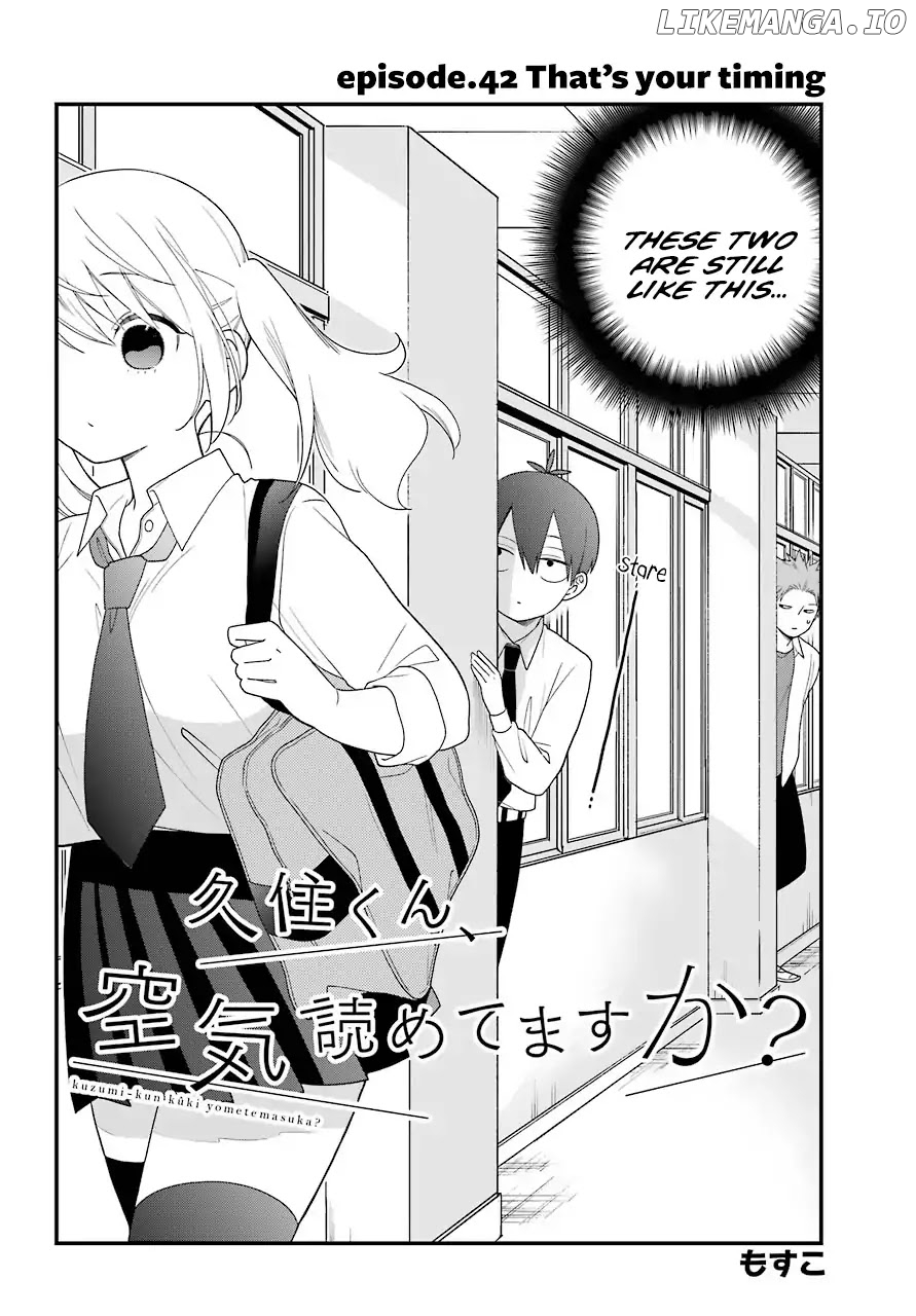 Kuzumi-kun, Kuuki Yometemasu ka? chapter 41 - page 2