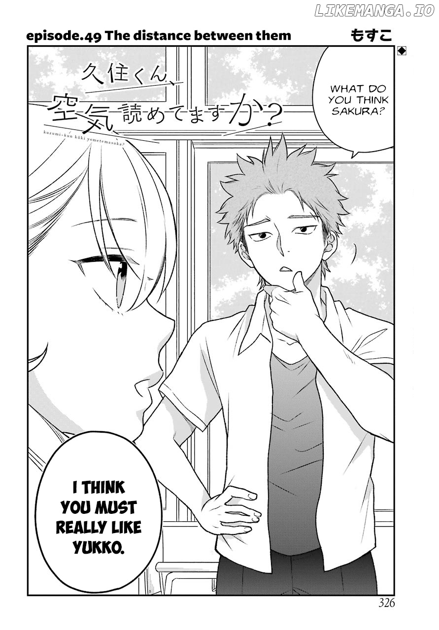 Kuzumi-kun, Kuuki Yometemasu ka? chapter 49 - page 2