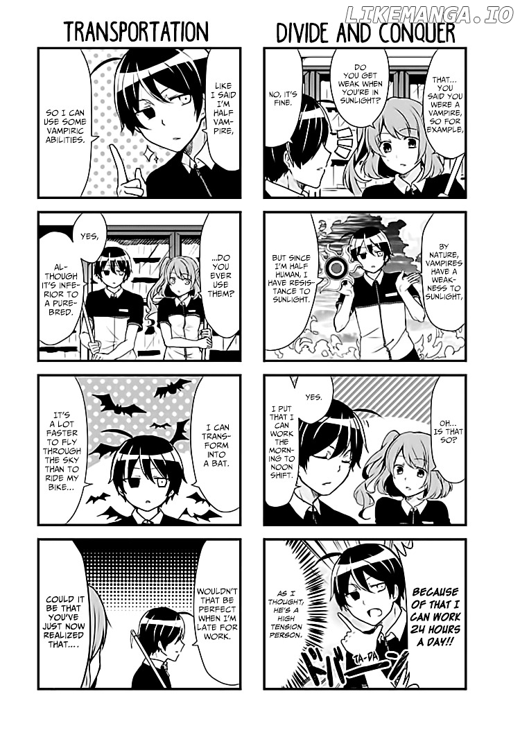 Kyuuketsu Baito Kirishima-kun chapter 1 - page 4