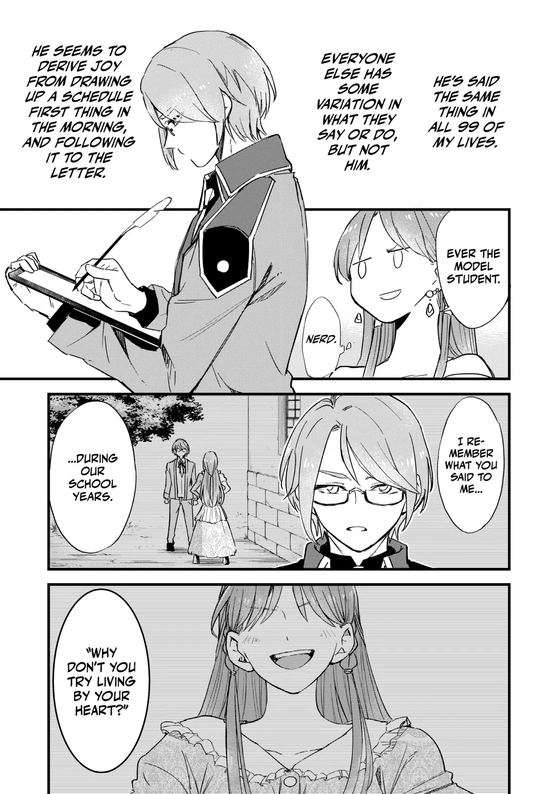 The 100th Time's the Charm: She Was Executed 99 Times, So How Did She Unlock “Super Love” Mode?! Chapter 1 - page 23