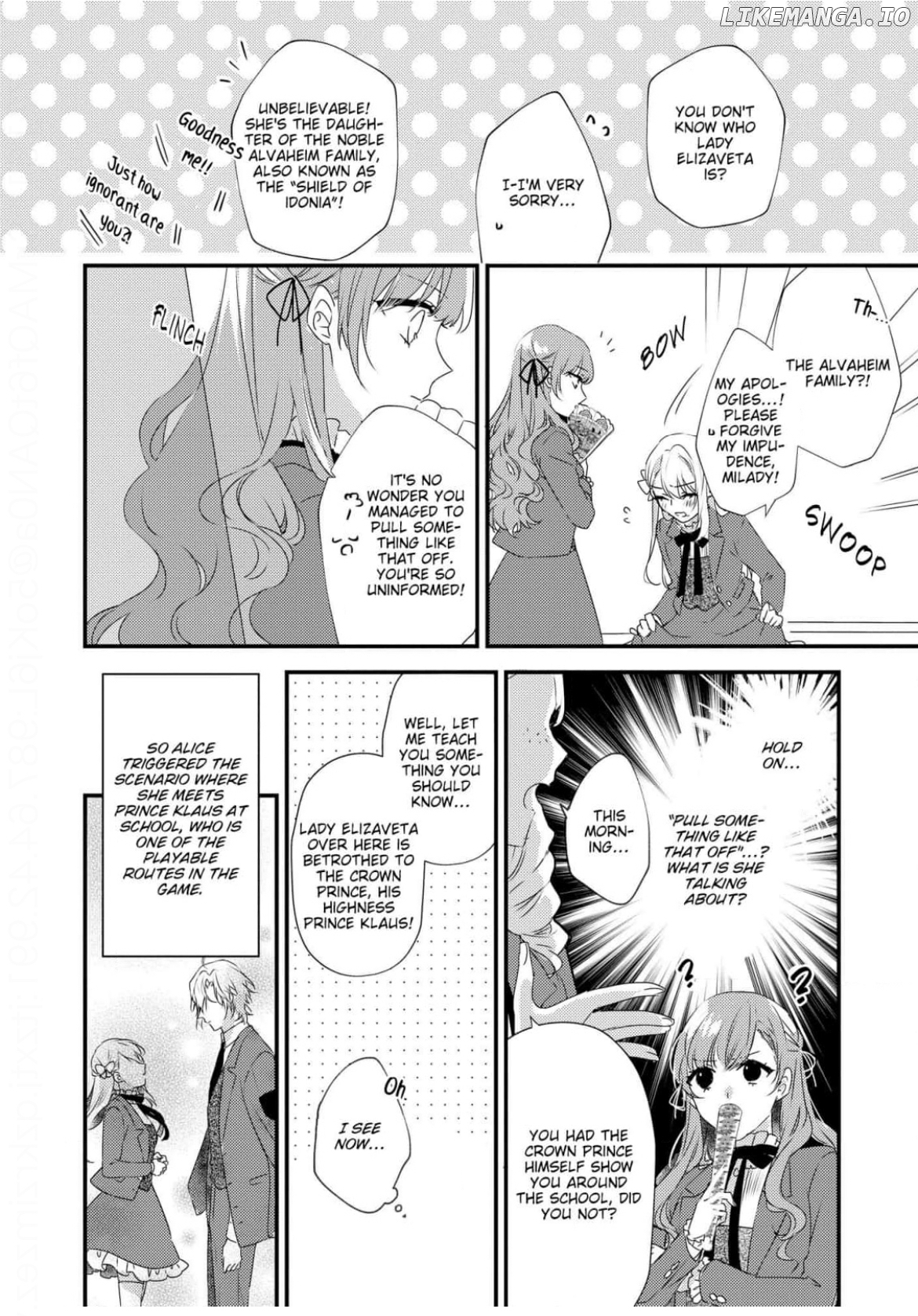 I'm a Villainess in an Otome Game And Will Plot Twist The Crown Prince Into Happiness! Chapter 1 - page 7