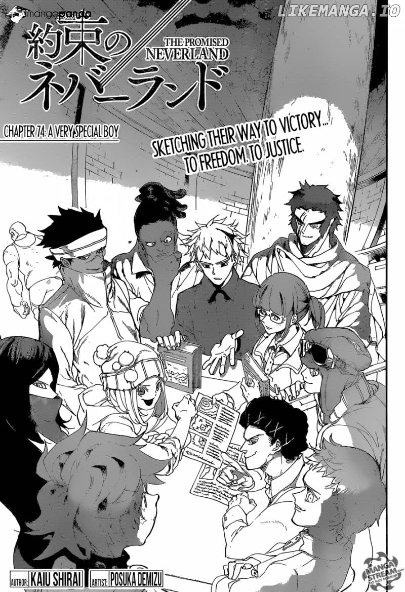 Yakusoku No Neverland chapter 74 - page 3