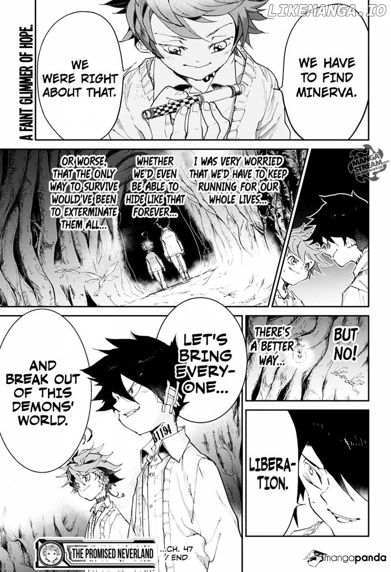 Yakusoku No Neverland chapter 47 - page 20