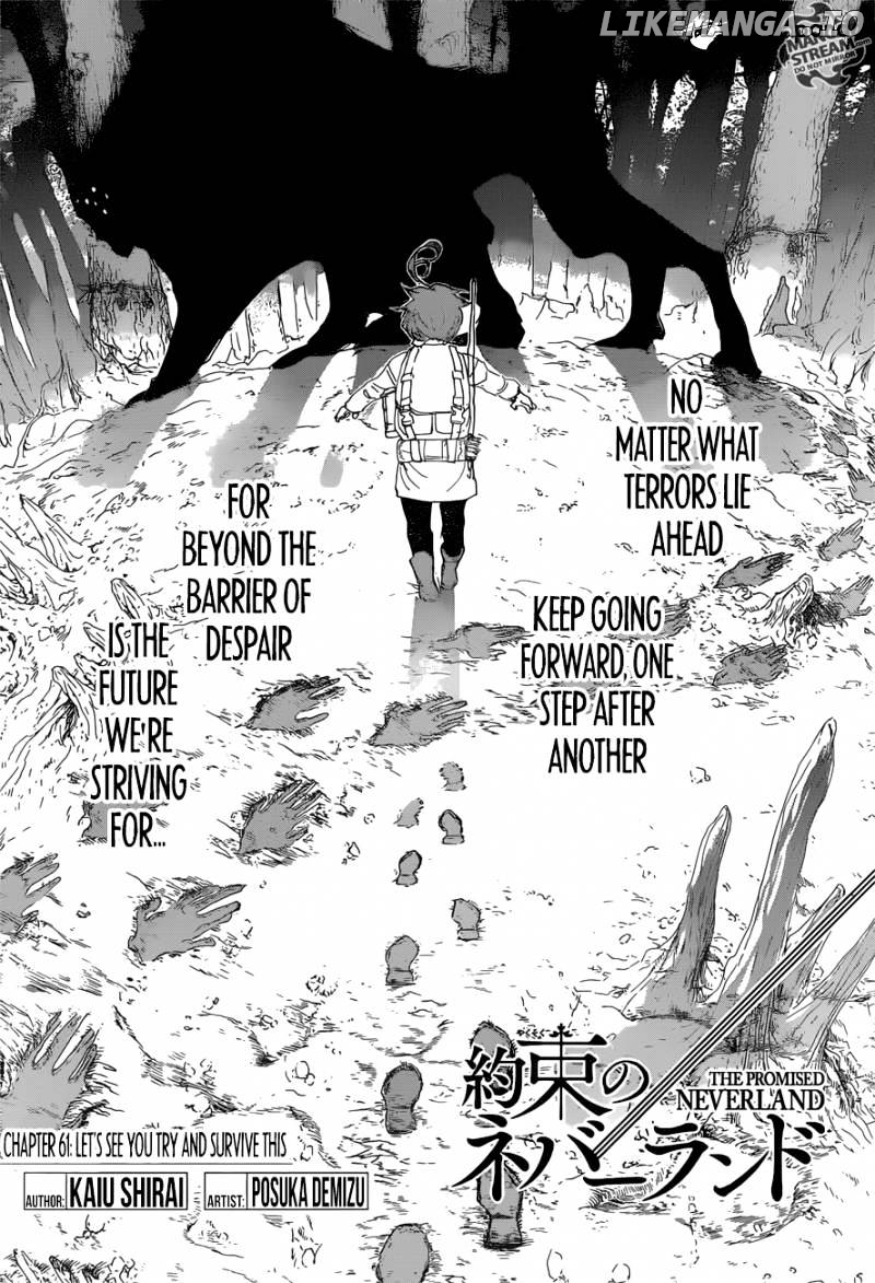 Yakusoku No Neverland chapter 61 - page 1