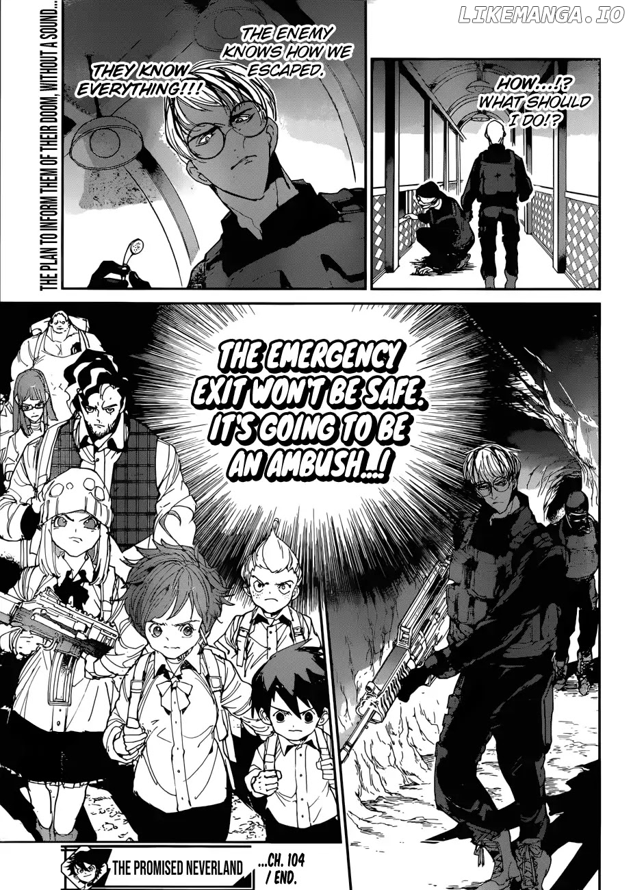 Yakusoku No Neverland chapter 104 - page 20