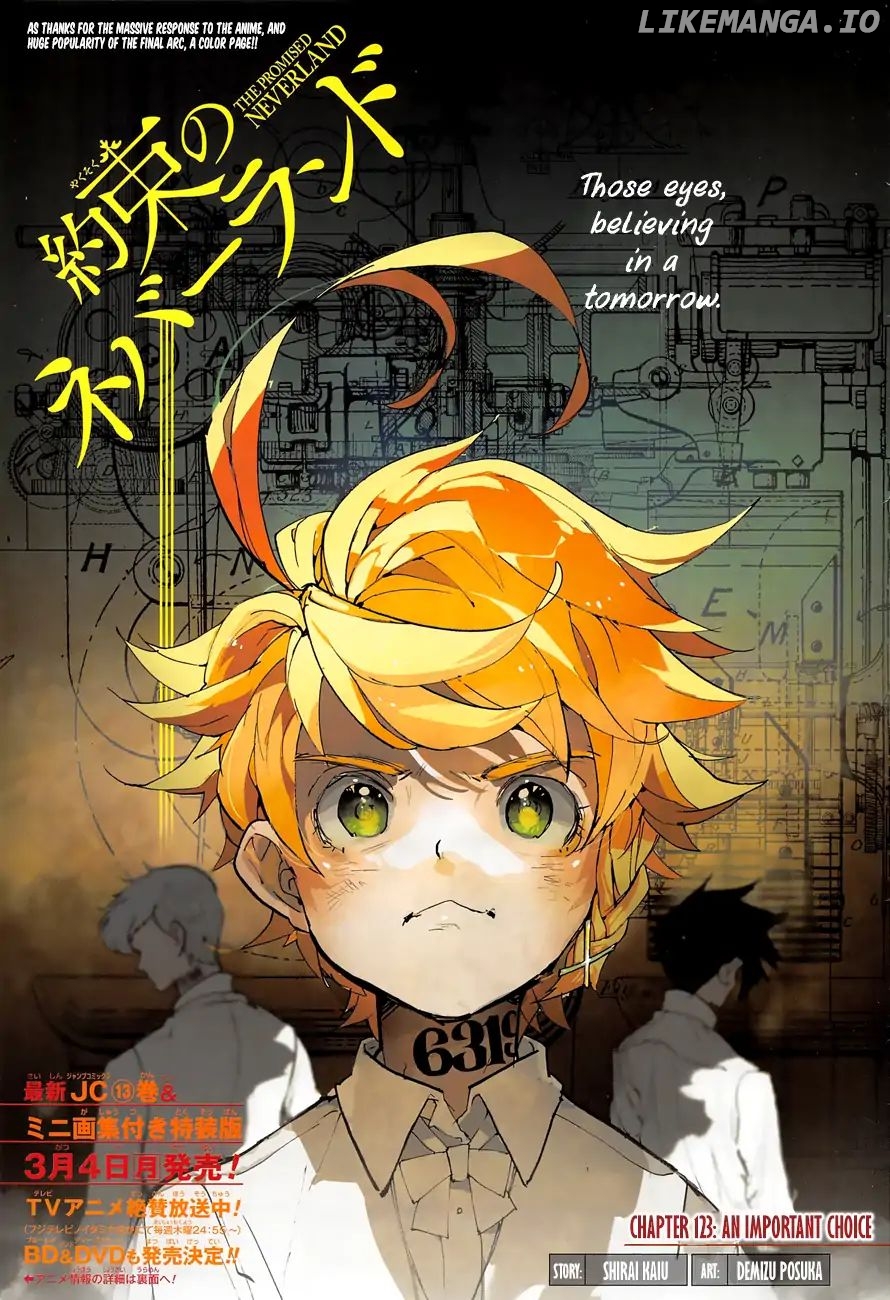 Yakusoku No Neverland chapter 123 - page 1