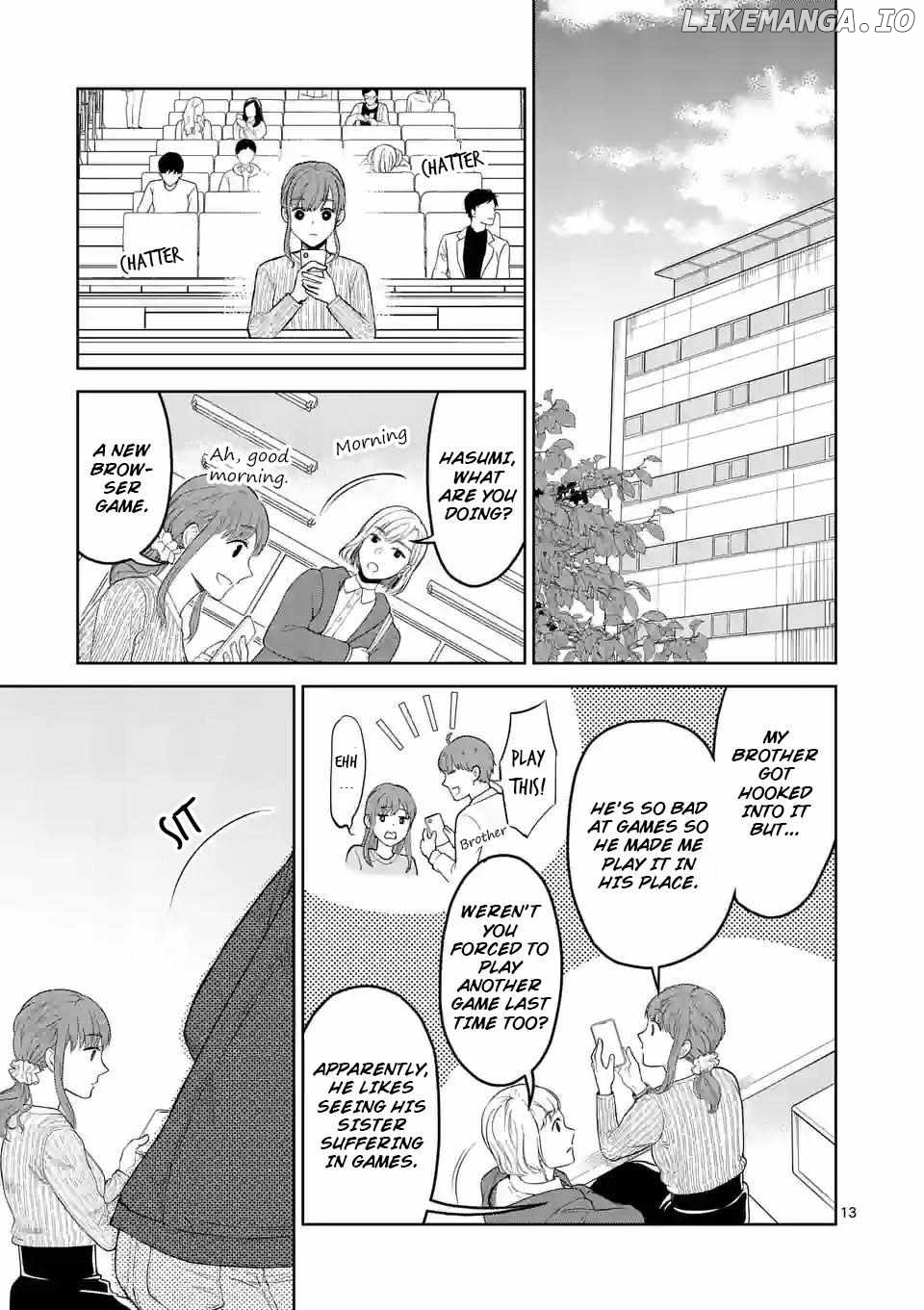 Tsuitenai Game Jikkyousha wa Akogare no Hito ni Kakinsareru Chapter 1 - page 13