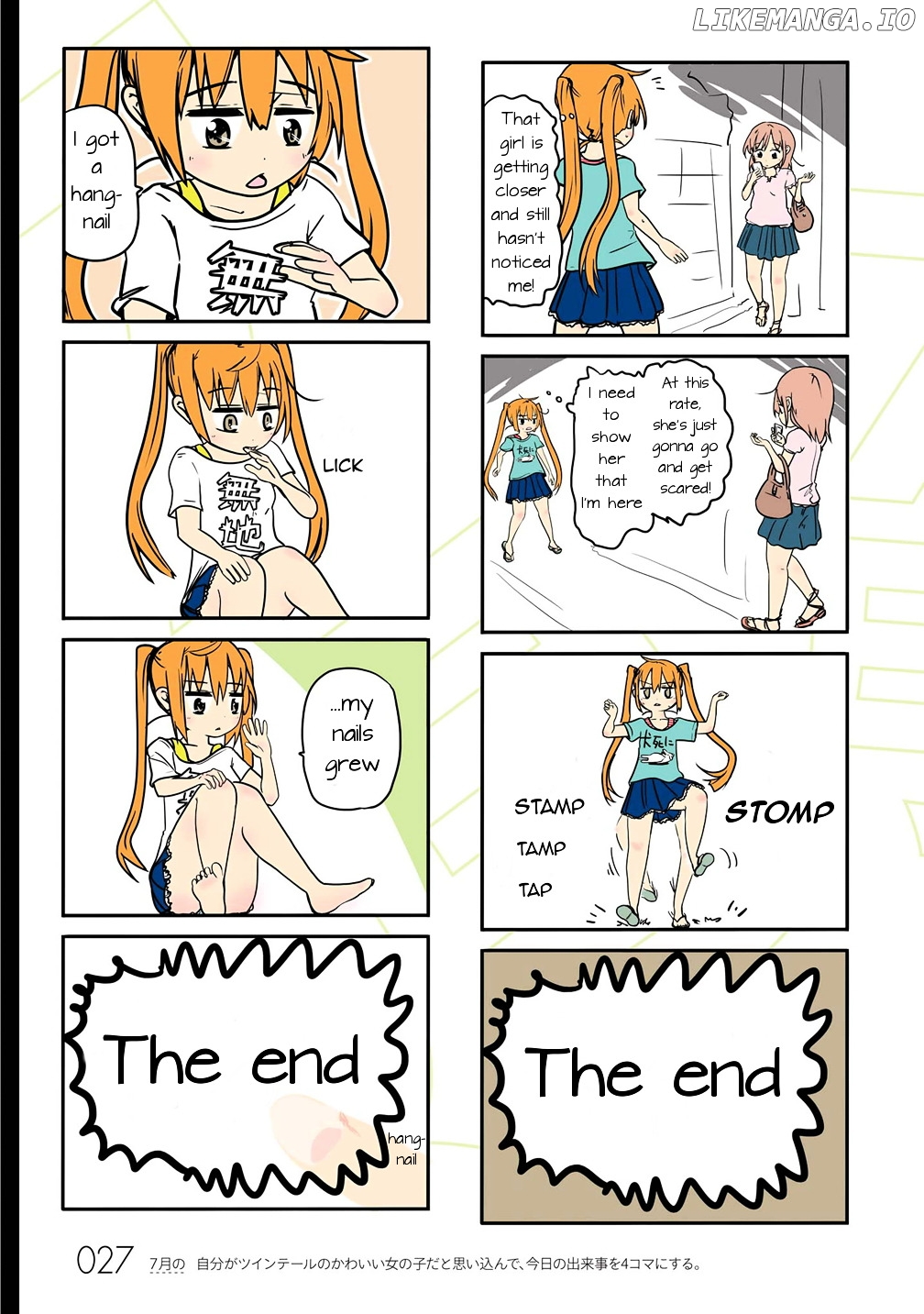 Jibun ga Twintail no Kawaii Onnanoko da to Omoikonde, Kyou no Dekigoto wo 4koma ni Suru chapter 3 - page 7