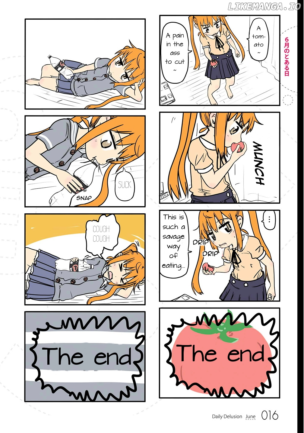 Jibun ga Twintail no Kawaii Onnanoko da to Omoikonde, Kyou no Dekigoto wo 4koma ni Suru chapter 2 - page 5