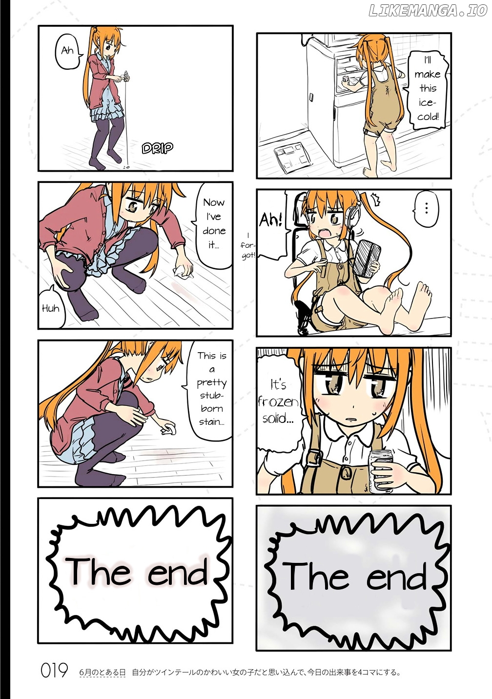 Jibun ga Twintail no Kawaii Onnanoko da to Omoikonde, Kyou no Dekigoto wo 4koma ni Suru chapter 2 - page 8