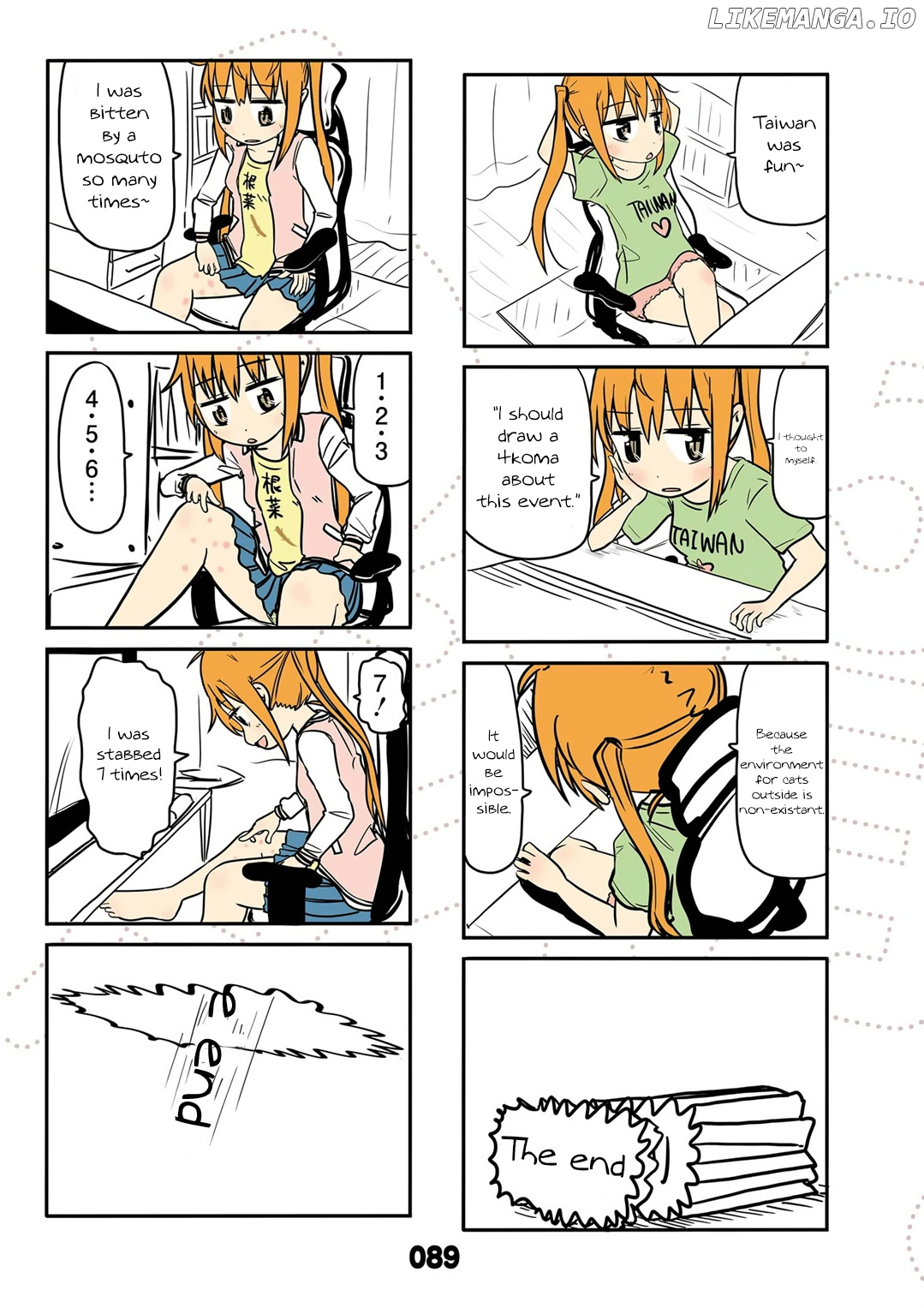 Jibun ga Twintail no Kawaii Onnanoko da to Omoikonde, Kyou no Dekigoto wo 4koma ni Suru chapter 17 - page 5