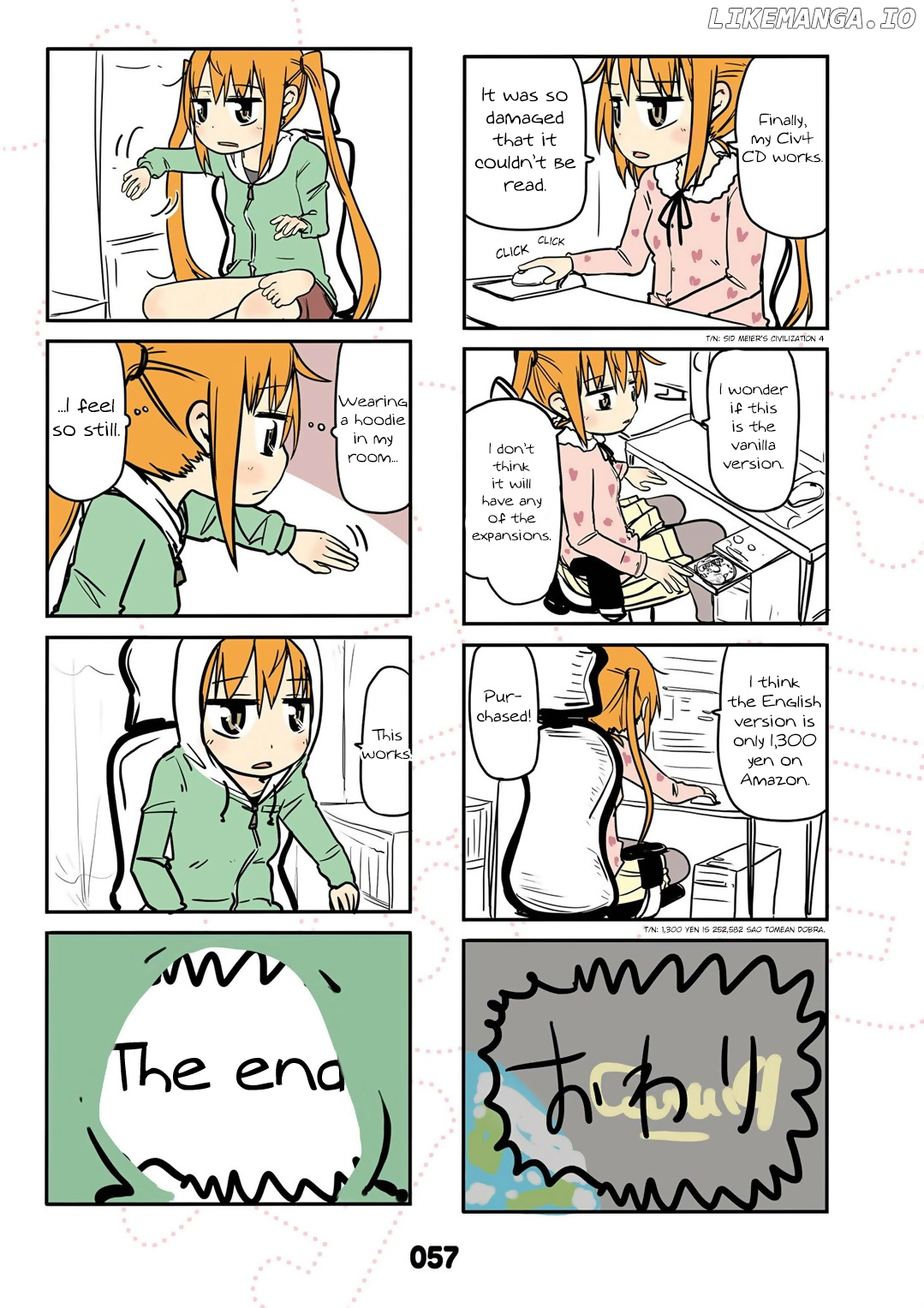 Jibun ga Twintail no Kawaii Onnanoko da to Omoikonde, Kyou no Dekigoto wo 4koma ni Suru chapter 15 - page 3
