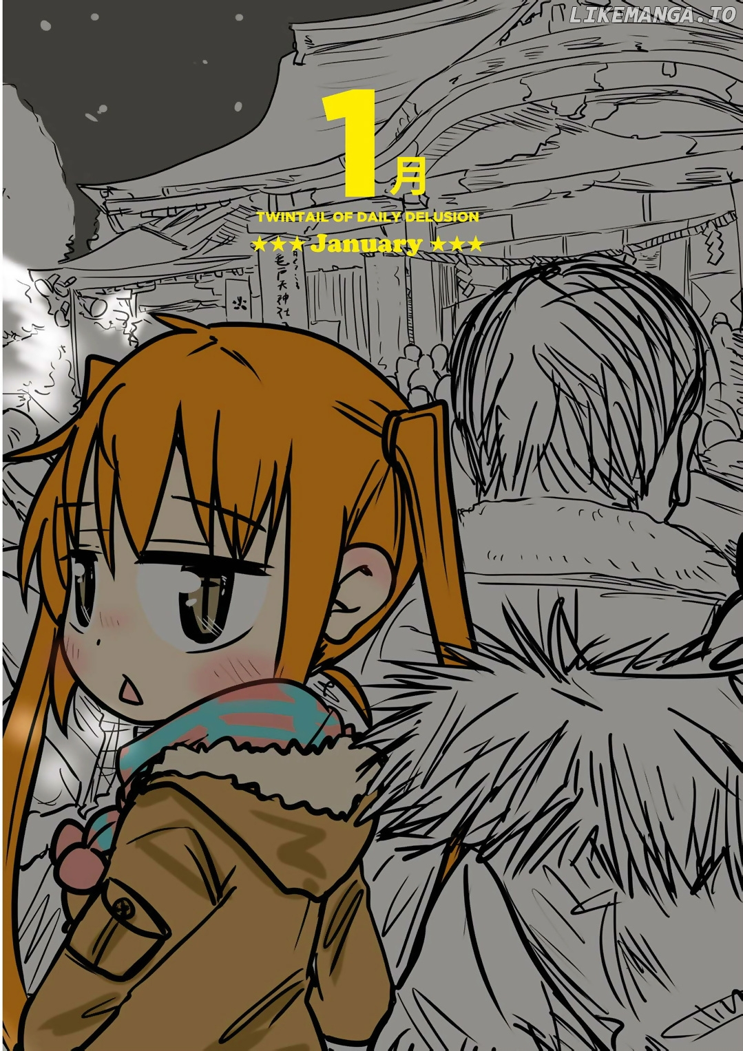 Jibun ga Twintail no Kawaii Onnanoko da to Omoikonde, Kyou no Dekigoto wo 4koma ni Suru chapter 13 - page 1