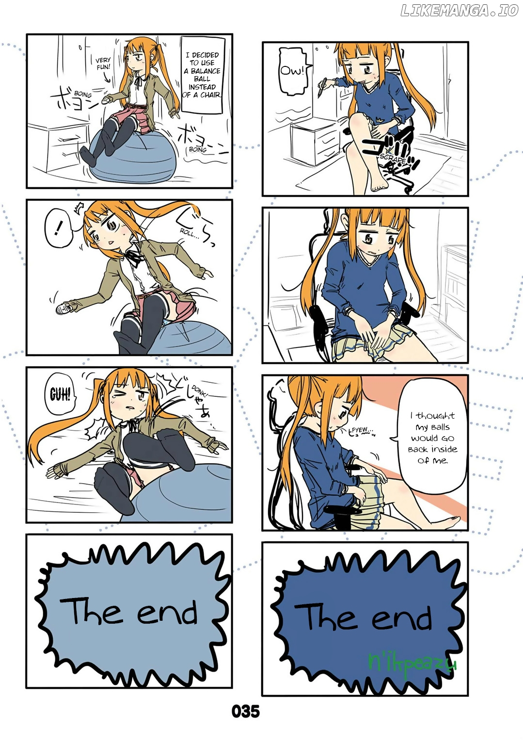 Jibun ga Twintail no Kawaii Onnanoko da to Omoikonde, Kyou no Dekigoto wo 4koma ni Suru chapter 13 - page 9