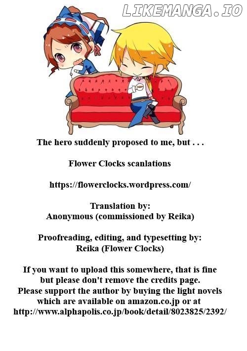 The hero suddenly proposed to me, but . . . chapter 4 - page 28