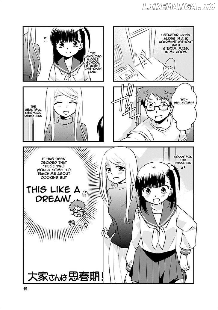 Ooya-san wa Shishunki! chapter 3 - page 1