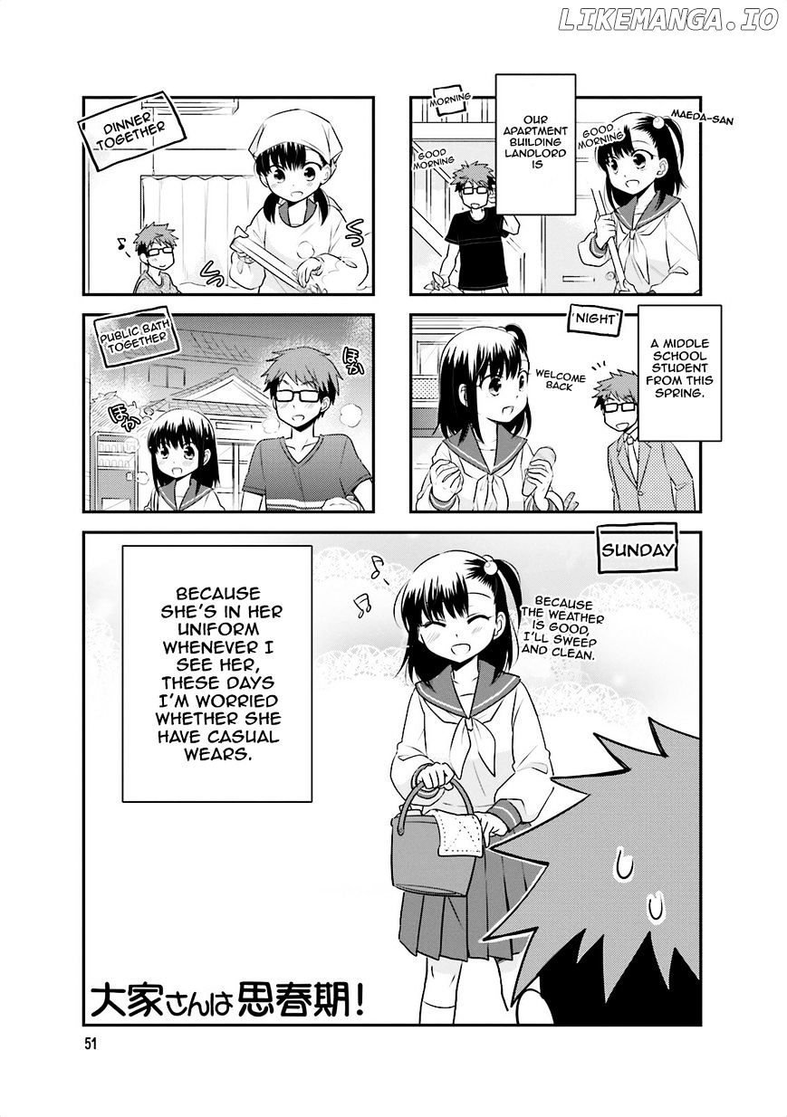 Ooya-san wa Shishunki! chapter 22 - page 1