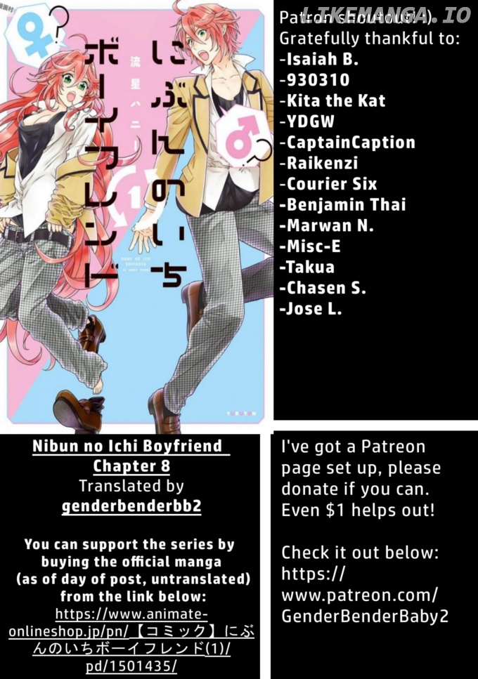 Nibun No Ichi Boyfriend chapter 8 - page 2
